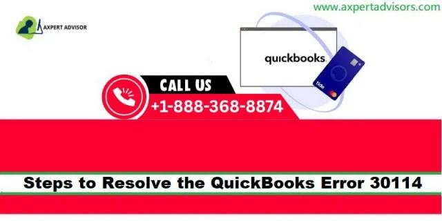 Ways of Rectifying QuickBooks Payroll Error 30114	