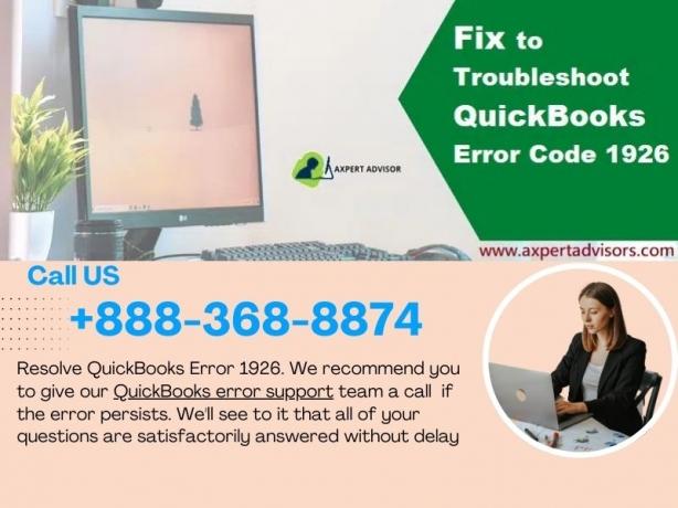 Step-by-Step Guide to Fix QuickBooks Error Code 1926